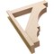 Ekena Millwork 6-in W x 30-in D x 38-in H Balboa Block Rough Cedar Woodgrain TimberThane Outlooker, Primed Tan OUTUR060X30X38BOA44RCPR - alternate 2